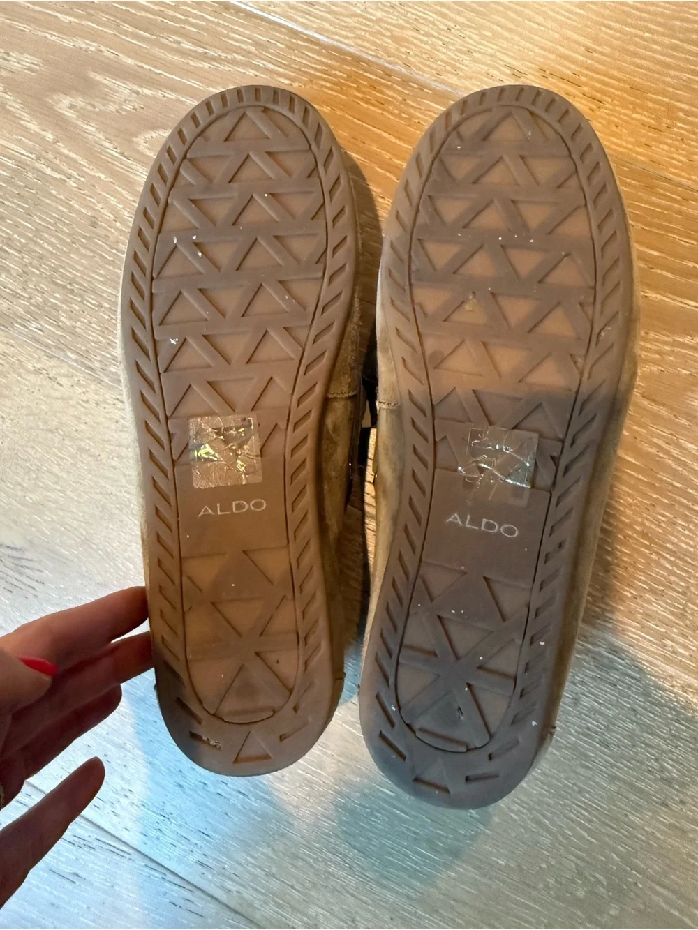 ALDO suede boat shoes